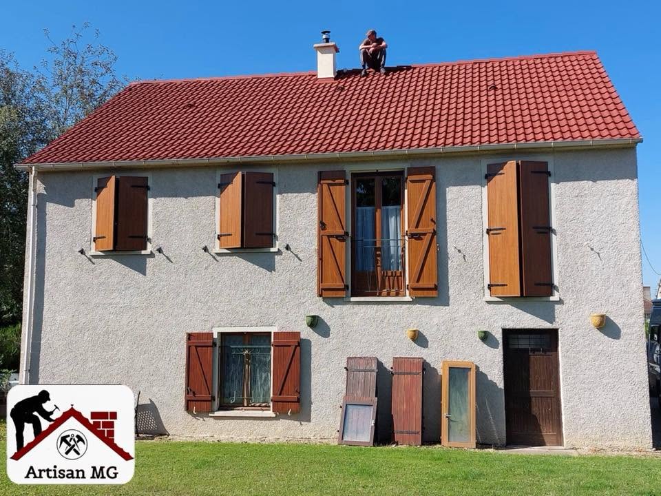Travaux de toiture réalisés par Artisan MG